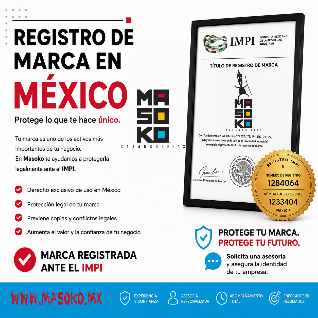 Registro de Marca en México con asesoría especializada ante el IMPI | Masoko